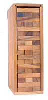 Logica Puzzles Art. Condo L - Tumbling Stacking Tower in Fine Wood - Large Size - Fun for All The Family