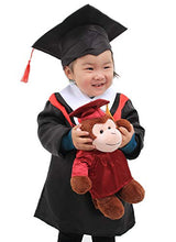Load image into Gallery viewer, Plushland Blue Bear Plush Stuffed Animal Toys Present Gifts for Graduation Day, Personalized Text, Name or Your School Logo on Gown, Best for Any Grad School Kids 12 Inches(Navy Cap and Gown)
