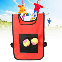 Load image into Gallery viewer, Dodgeball Game ,Throwing Target Game with Balls Dodgeball Tag Stickness Vest Outdoor Fun Activities for Children (red) Children&#39;s Sports Equipment
