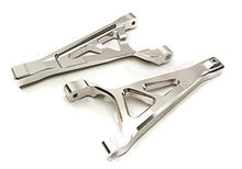 Load image into Gallery viewer, Integy RC Model Hop-ups C28683SILVER Billet Machined Front Upper Suspension Arms for Traxxas 1/10 E-Revo 2.0
