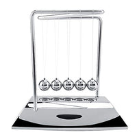 Classic Newton's Cradle Balance Balls, Science Psychology Pendulum Steel Ball Desk Toy Ornament for Home Office