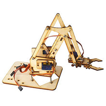 Load image into Gallery viewer, Mechanical Robotic Arm for Raspberry Pi SNAM1500, 4 DOF Robotics Arm Kit sg90 Servo, DIY Assembly Kit
