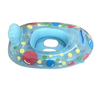 Jiaye Cartoon Anime Keychain Summer Kids Cartoon Ring Safety Swimming Ring Inflatable Swim Float Water Fun Pool Toys Swim Ring (Color : Blue)
