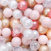 Load image into Gallery viewer, Ball Pit Balls Pack of 100 - Pearl 6 Colors BPA&amp;Phthalate Free Non-Toxic Crush Proof Play Balls Soft Plastic Balls for 1- 5Years Old Toddlers Baby Girl Kids Birthday Pool Tent Party (100 PCS).
