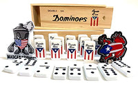 Puerto Rico Dominoes Bag Set Domino Game Tiles Boricua PR Puerto Rican Classic Must Have (Solo Dominoes)