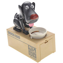 Load image into Gallery viewer, Robot Dog Savings Bank Black
