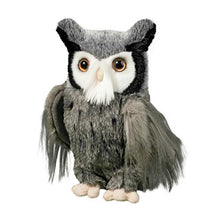 Load image into Gallery viewer, Douglas Samuel Gray Horned Owl Plush Stuffed Animal

