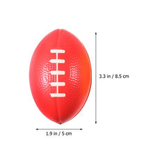 Load image into Gallery viewer, BESPORTBLE Mini Foam Football Rugby Toy Bouncing Elastic Sponge Ball for The Older Adults Children Party Favor 10 Pcs 9 cm Yellow + Red
