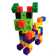 Load image into Gallery viewer, Unlimited Creation Cubes 100 Piece Snap Unit Cubes Centimeter Cube and Interlocking Building Set STEM Toy | Promote Color Sorting &amp; Math Counting Skills
