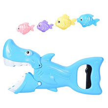 Load image into Gallery viewer, Fish Catch Toy, Bathtub Toys, Quality Material Easy to Press and Grab Home Kids for Boys Bathroom(Shark Clip)
