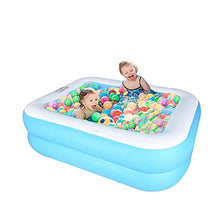Load image into Gallery viewer, Family Inflatable Swimming Pool Amocane 79x59x20in , Suitable for Children, Adults, Large Inflatable Lounge, Backyard, Garden Simple Swimming Pool ( for Age 3+ )
