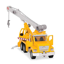 Load image into Gallery viewer, DRIVEN by Battat - Micro Crane Truck - Toy Crane Truck with Lights, Sounds and Movable Parts for Kids Age 3+
