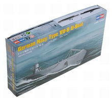 Load image into Gallery viewer, Hobby Boss Type VIIB U-Boat Boat Model Building Kit
