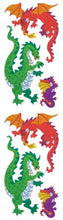 Load image into Gallery viewer, Jillson Roberts Prismatic Stickers, Dragons, 12-Sheet Count (S7318)
