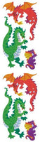 Jillson Roberts Prismatic Stickers, Dragons, 12-Sheet Count (S7318)