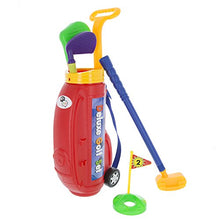 Load image into Gallery viewer, Hey! Play! Toddler Toy Golf Play Set with Plastic Bag, 2 Clubs, 1 Putter, 4 Balls, Putting Cup Indoor or Outdoor Use for Toddlers Boys and Girls
