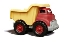 Load image into Gallery viewer, Green Toys Dump Truck in Yellow and Red - BPA Free, Phthalates Free Play Toys for Gross Motor, Fine Motor Skill Development. Pretend Play
