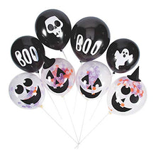 Load image into Gallery viewer, BASIC BOO CONFETTI BALLOON KIT - Party Decor - 8 Pieces
