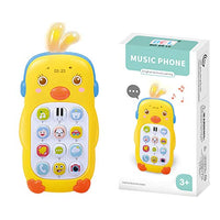 Baby Cell Phone Toy with Lights & Music, Sing & Count Musical Phone Toy, Toys for 6-9 6-12 12-24 Months Early Learning Educational Mobile Phone Toys Gifts for Toddlers 1 2 3 Year Old Boys Girls