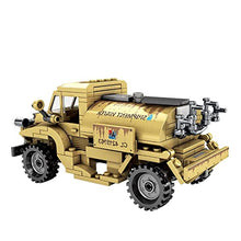 Load image into Gallery viewer, General Jim&#39;s World War 2 Military Army Water Tanker Truck Vehicle Building Blocks Play Toy Bricks Set with All Accessories Shown for Adults and Children
