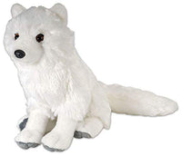 Wild Republic Arctic Fox Plush, Stuffed Animal, Plush Toy, Gifts for Kids, Cuddlekins 12 Inches