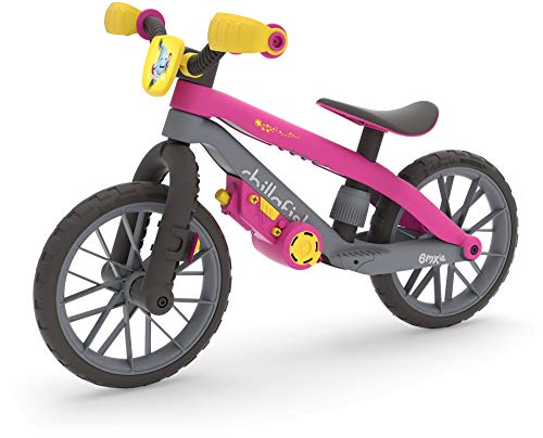 Chillafish BMXie Moto Multi-Play Balance Trainer with Real VROOM VROOM Sounds and Detachable Play Motor, Included Child-Safe Screwdriver and Screws, Adjustable seat, for Age 2-5 Years, Pink