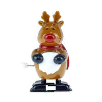 JIDOANCK Winder Toys Gift for Xmas, Walking Santa Claus Elk Penguin Snowman Clockwork Toy Home Decor Gift for Christmas G