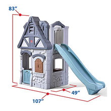 Load image into Gallery viewer, Step2 Enchanting Adventures 2-Story Playhouse &amp; Slide,Blue
