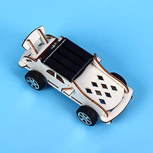 Load image into Gallery viewer, BARMI Kids Creative DIY Assembly Solar Power Car Model Handmade Science Experiment Toy,Perfect Child Intellectual Toy Gift Set Wood
