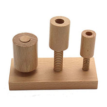 Load image into Gallery viewer, Yiju Montessori Wooden Nuts and Bolts Building Construction Tools for
