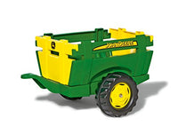 rolly toys John Deere Farm Trailer with Detachable Sides for Pedal Tractor, Youth Ages 3+