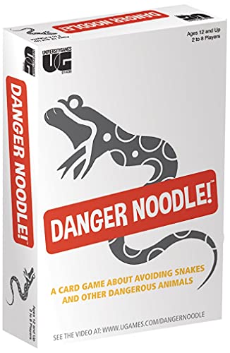 Danger Noodle Card Game by University Games for 2 to 8 Players Ages 12+ Perfect Family or Party Game Night Game