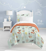 Load image into Gallery viewer, Dream Factory Casual Woodland Friends Comforter Set, Twin, Green
