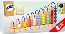 Load image into Gallery viewer, small foot wooden toys Abacus Educate Wooden Educational Toy Designed for Children 4+, Multi
