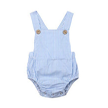 Load image into Gallery viewer, Newborn Infant Baby Girl Clothes Strap Backless Jumpsuit Romper Bodysuit Sunsuit Outfits Set
