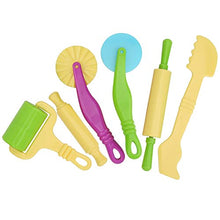 Load image into Gallery viewer, Clay Dough, 6 Pcs Dough Tool Children Learning Toy Dough Model Tool for Children Educational Learning DIY Kit
