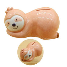 Load image into Gallery viewer, Garneck Money Saving Box Ceramic Coin Bank Money Cartoon Cute Sloth Change Piggy Bank Animal Saving Pot Child Pig Bank
