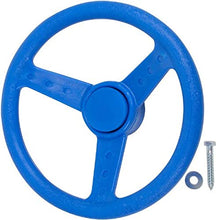 Load image into Gallery viewer, Swing Set Stuff Children&#39;s Steering Wheel with SSS Logo Sticker, Blue
