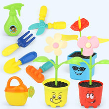 Load image into Gallery viewer, Toyvian 9pcs Kid Gardening Toys Flower Toys Gardening Tools Preschool Educational Toys Birthday Gifts for Children Girl

