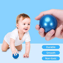 Load image into Gallery viewer, GOGOSO Ball Pit Balls Plastic Ball - Phthalate Free BPA Free Non-Toxic Ball with Color Blue,Light Blue, White, Transparent, 100 pcs Gift for Baby Shower, Birthday and Party Decoration
