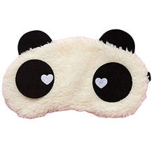 Load image into Gallery viewer, JQWGYGEFQD Cute Panda face Eye Travel Sleep mask Sleep Shade Cover upholstered Seating Put Song Sili Halloween Party Rubber Latex Animal mask, Novel Ha ( Color : G-1 )
