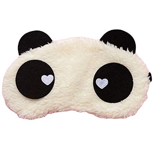 JQWGYGEFQD Cute Panda face Eye Travel Sleep mask Sleep Shade Cover upholstered Seating Put Song Sili Halloween Party Rubber Latex Animal mask, Novel Ha ( Color : G-1 )