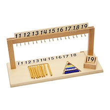 Load image into Gallery viewer, Elite Montessori Teen Bead Hanger with Beads Preschool Learning Material
