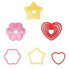 Load image into Gallery viewer, SUPERDANT 18Pcs/3Set Cookie Molds Cutters Baking Bakeware Molds Set Flower Heart Star Shape Cake Decorating Supplies Fondant Molds Decorating Mold Bakeware Tools
