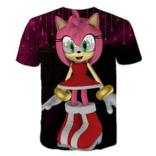 Load image into Gallery viewer, Fan Choice Boys Cartoon Rose Sonic Clothes Girls 3D Funny T-Shirts Costume Children Spring Clothing Kids Tees Top Baby T Shirts (Style 1, 13-14T)
