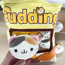 Load image into Gallery viewer, Cute Plush Pillow Throw Pillow Stuffed Animal Plush Removable Fluffy Snack Pillow Pudding Decorative Animal Dolls Bed Couch Creative Doll for Home Decoration
