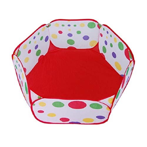 NUOBESTY 1M Kids Ball Pit Toddlers Tent Playpen with Basketball Hoop and Zippered Storage Bag for Pets Indoor Outdoor Playing