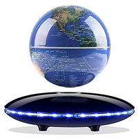 RUIXINDA Levitating Globe,Cool Gadgets Magnetic Globes Floating Globe World Map Office Decor with LED Light Base,Cool Tech Gift for Men Father Boys Boss