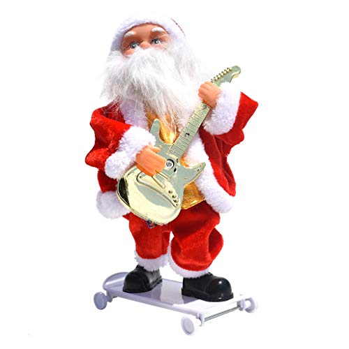 XINDEEK Christmas Dancing and Singing Santa Claus Doll,Music Santa Claus hristmas Decorations Xmas Gift(C)
