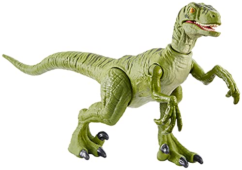 Jurassic World Savage Strike Dinosaur Figure, Smaller Size, Attack Move Iconic to Species, Movable Arms & Legs, Great Gift for Ages 4 Years Old & Up